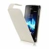 Sony Xperia V Δερμάτινη Θήκη Flip - Άσπρο Sony Xperia V Δερμάτινη Θήκη Flip - Άσπρο